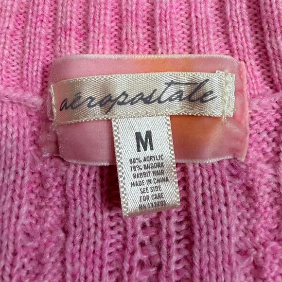 Y2k baby pink aeropostale vneck sweater - Picture 7 of 7